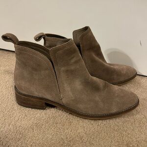 Suede booties